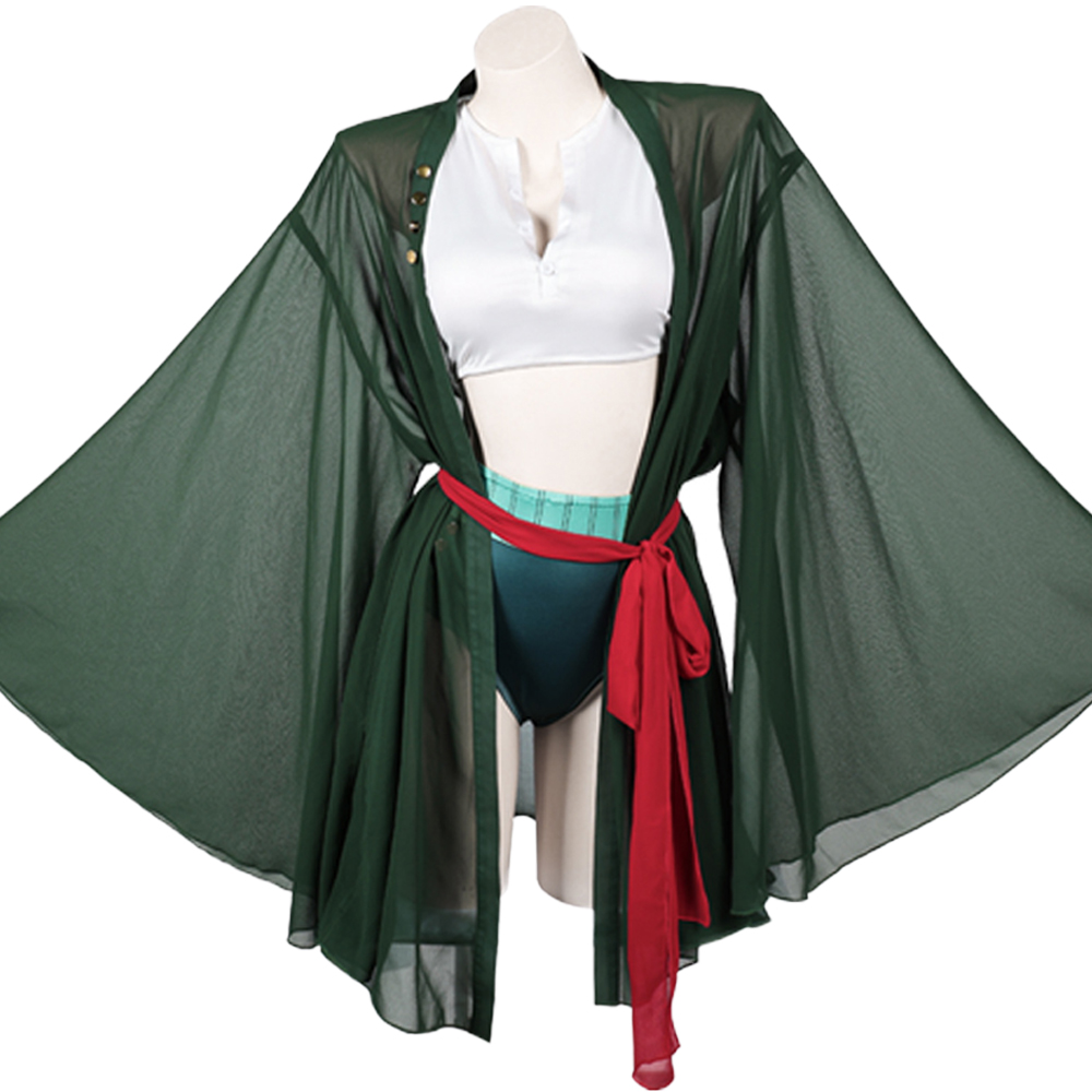 Anime Zoro Cosplay Female - Fantasia Sexy de Cosplay da Pirata