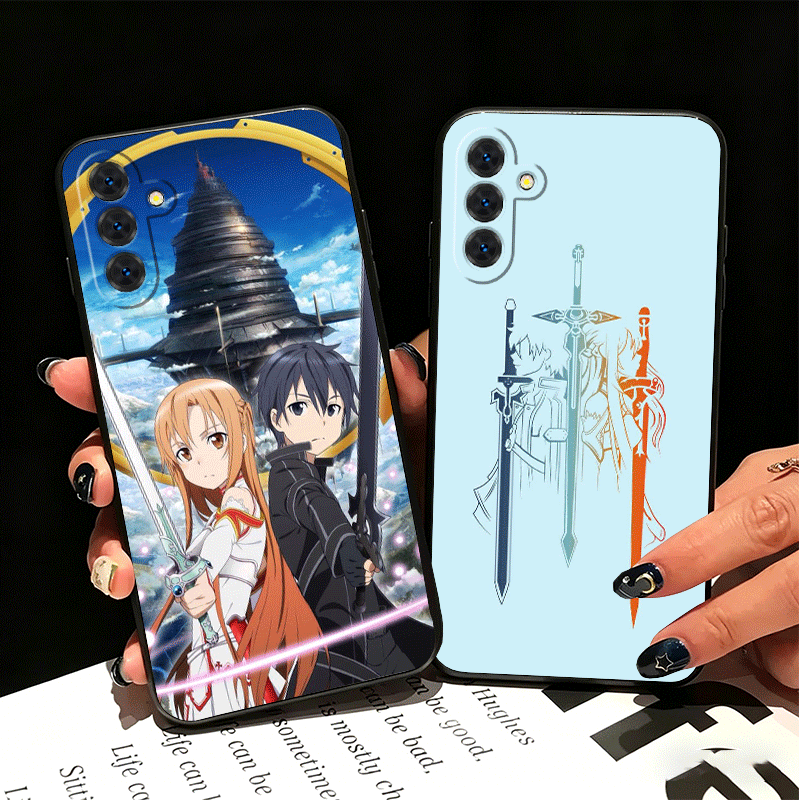 Sword Art Online Cape - Capa de Silicone para Telefone Anime
