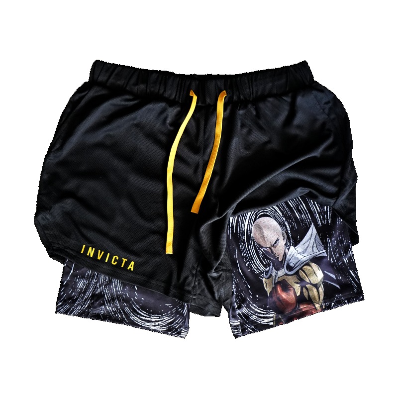 Anime Cosplay One Punch Man - Anime One Punch Man Saitama Shorts