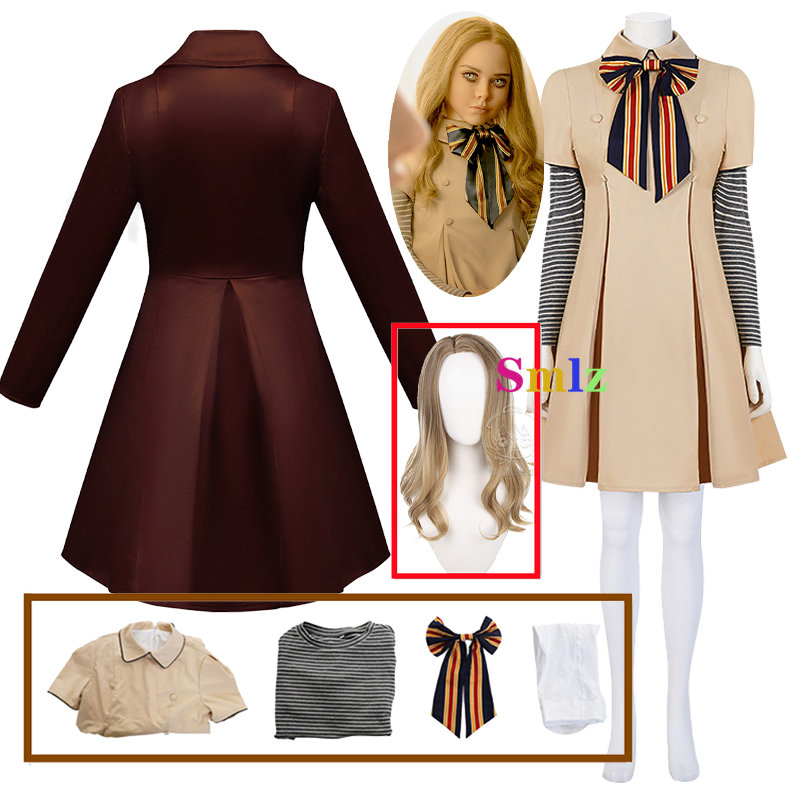 Anime Cosplay Ai - M3gan cosplay jaquetas marrons anime cosplay