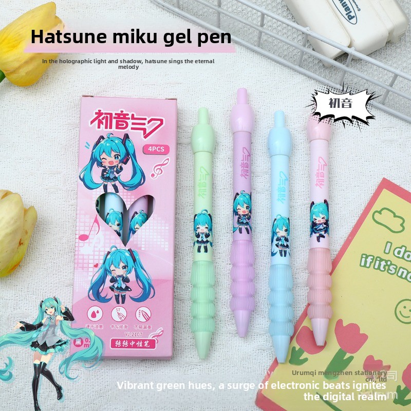 Anime Cosplay Ai - Caneta Gel Kawaii Hatsune Miku com