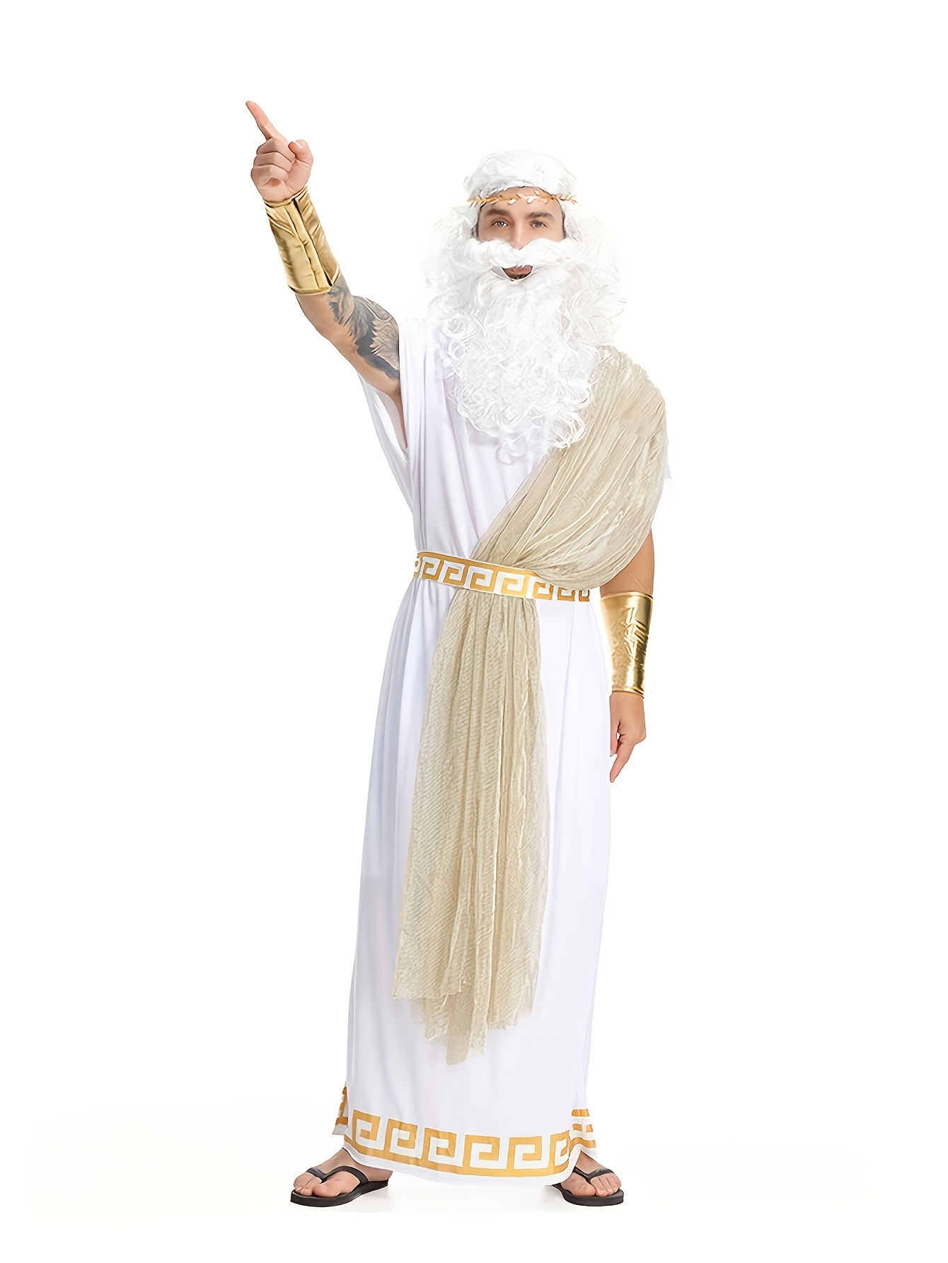 Anime Cosplay And Costumes - Fantasia de Deus Grego Zeus para