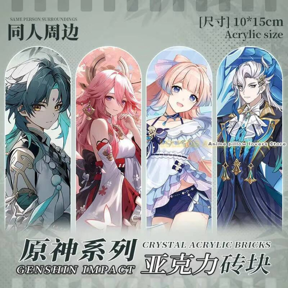 Cosplay Anime Yae Miko - Novo Suporte de Acrílico para Bonecos