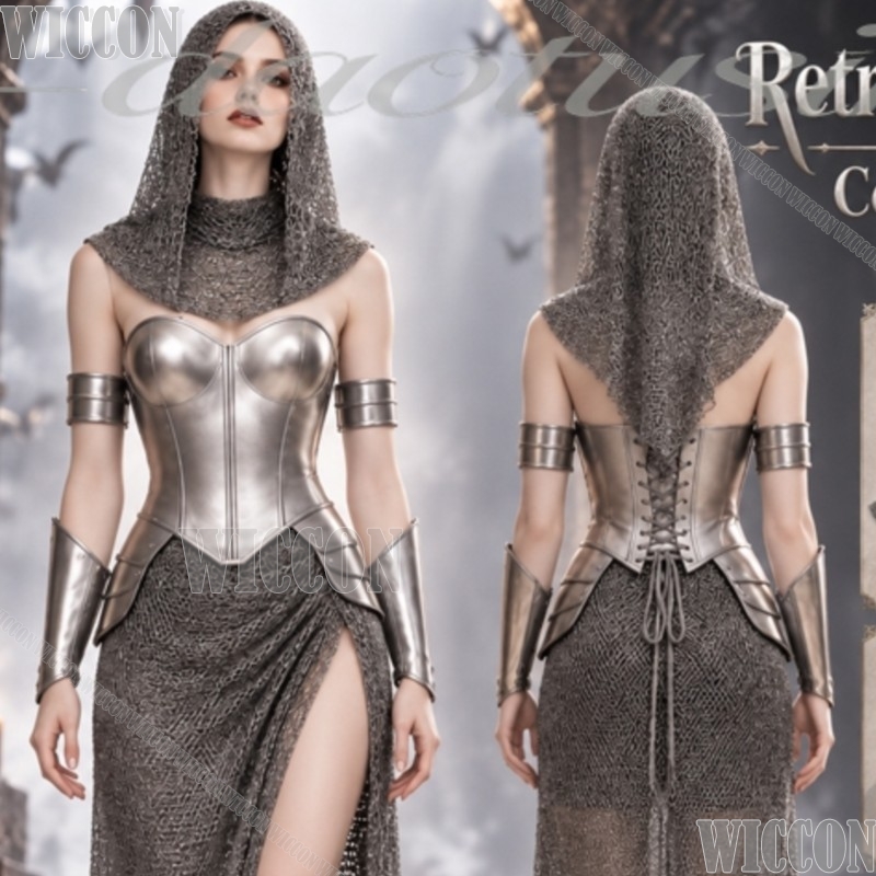 Anime Cosplay Events 2026 - Novo Conjunto de Armadura Feminina Estilo