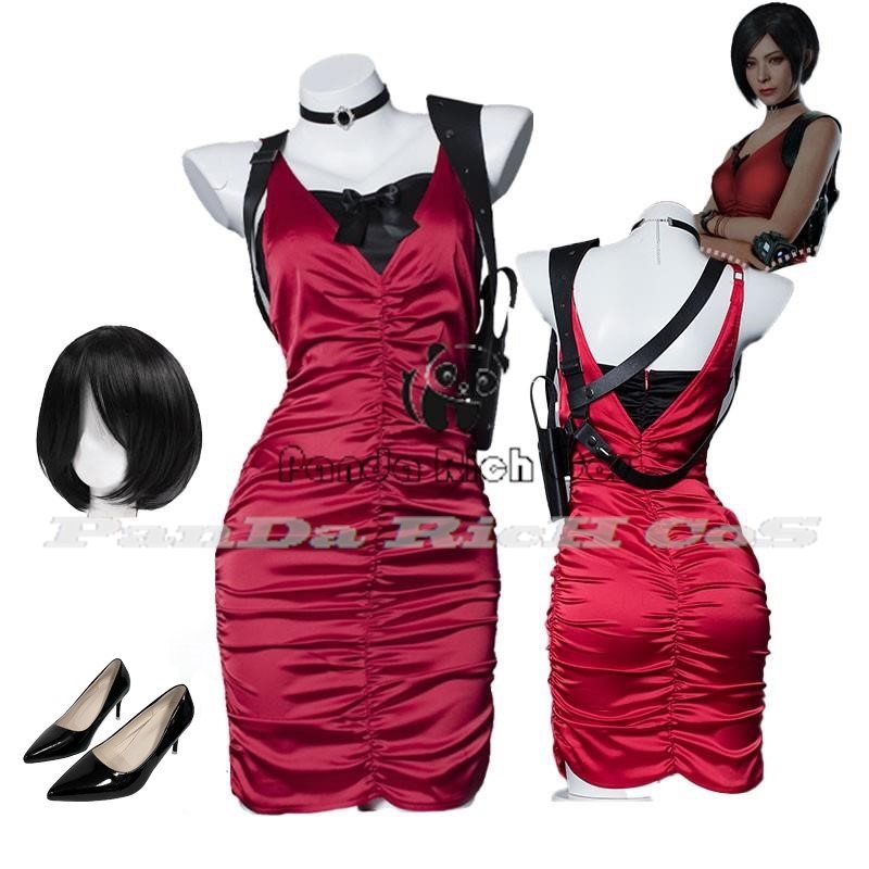 Anime Cosplay Japanese Girl - Ada Wong Cosplay para mulheres, residente
