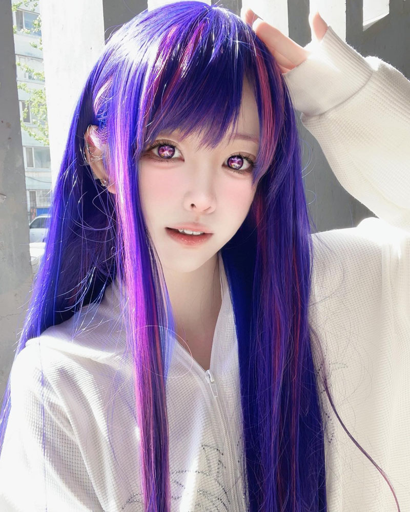 Anime Cosplay Ai - Oshi no ko hoshino ai peruca