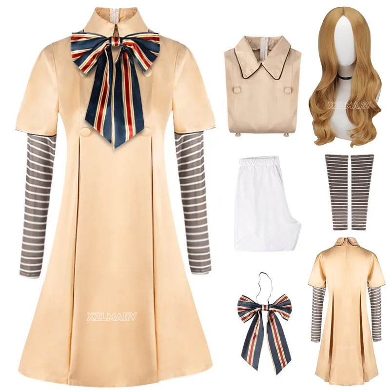 Anime Cosplay Ai - Megan cosplay vestido para crianças meninas