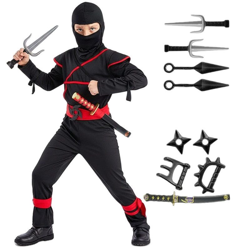 Anime Cosplay Japanese Girl - Traje de samurai japonês para crianças