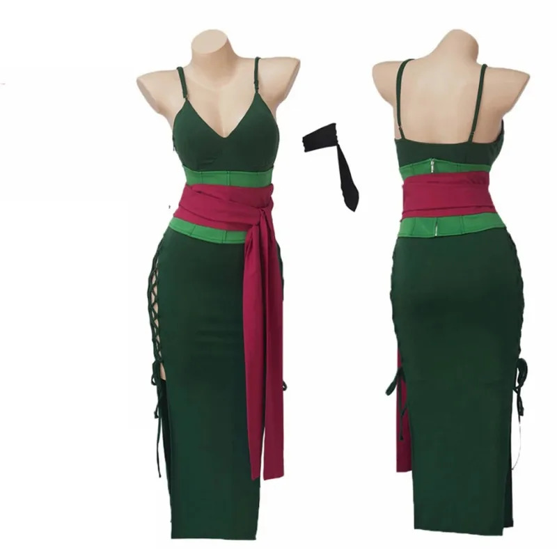 Anime wano country roronoa cos - Anime Zoro Cosplay Female avaliação e preço