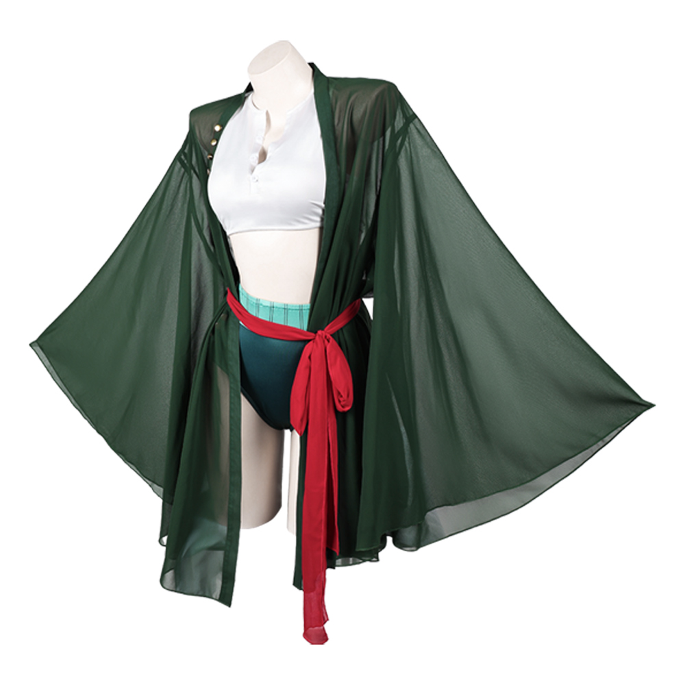 Fantasia Sexy de Cosplay da Pi - Anime Zoro Cosplay Female avaliação e preço