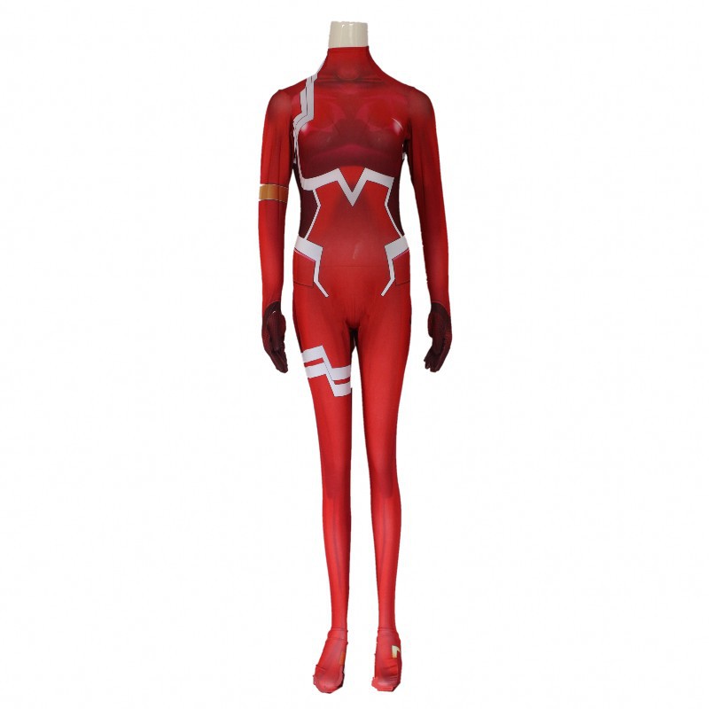 Rosa cosplay querido no franxx - Anime Cosplay Zero Two avaliação e preço