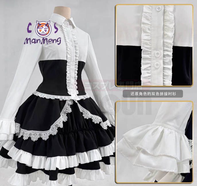 Novo Traje de Cosplay Gótico d - Anime Cosplay Girl Costume avaliação e preço