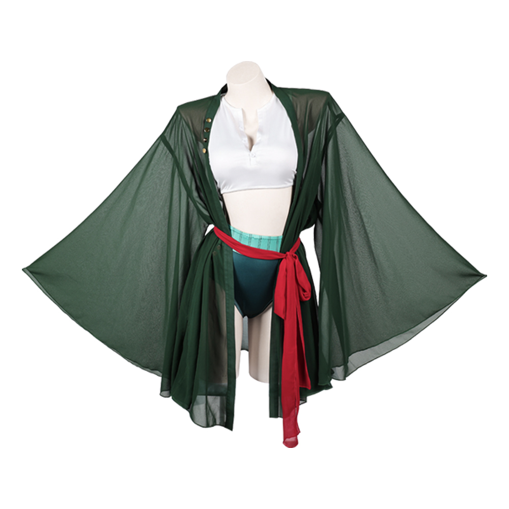 Fantasia de Pirata Lady Rorono - Anime Zoro Cosplay Female avaliação e preço