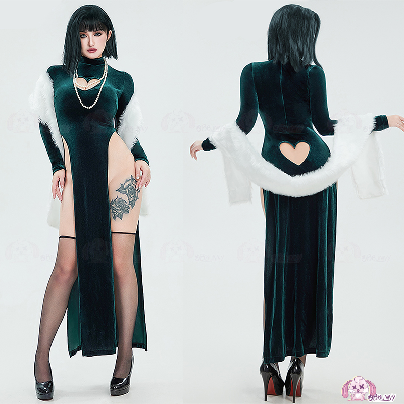 Um soco-homem fubuki cheongsam - Anime Cosplay One Punch Man avaliação e preço