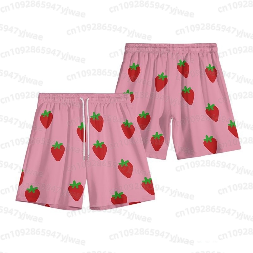 Calções Curtos Masculinos Rosa - Anime Cosplay And Costumes avaliação e preço