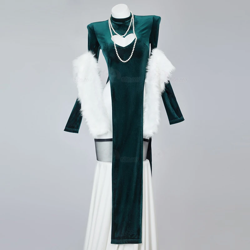 Sexy velet peludo capa vestido - Anime Cosplay One Punch Man avaliação e preço
