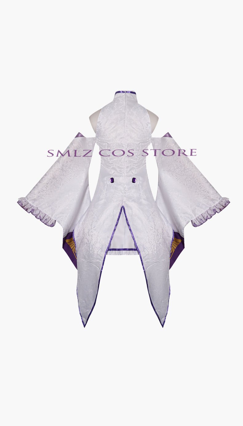 Fantasia de Cosplay Emilia do  - Anime Cosplay Outfit avaliação e preço