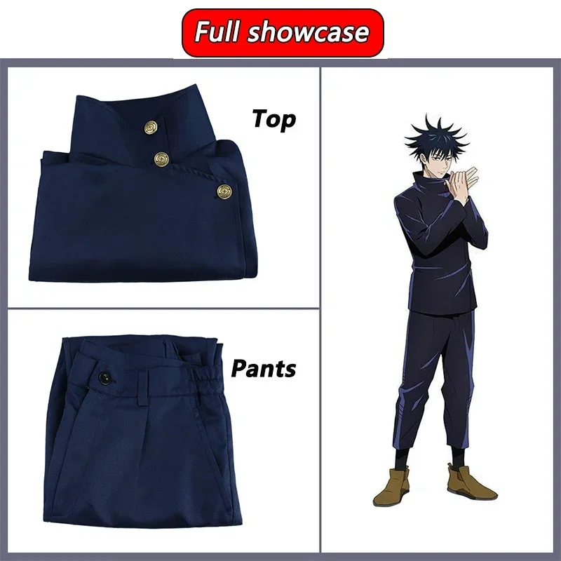 Fushiguro megumi cosplay traje - Jujutsu Kaisen Uniform avaliação e preço