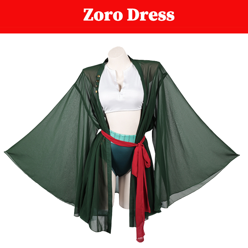 Fantasia de Pirata Feminina Ro - Anime Zoro Cosplay Female avaliação e preço