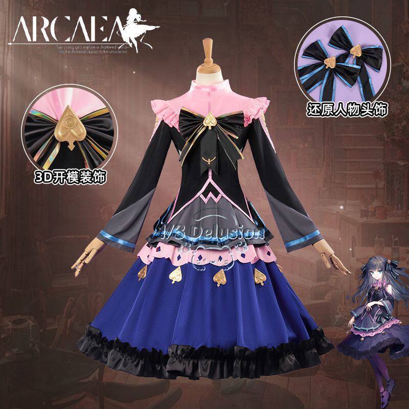 Arcaea Tairitsu Initial Confli - Anime Cosplay Girl Costume avaliação e preço