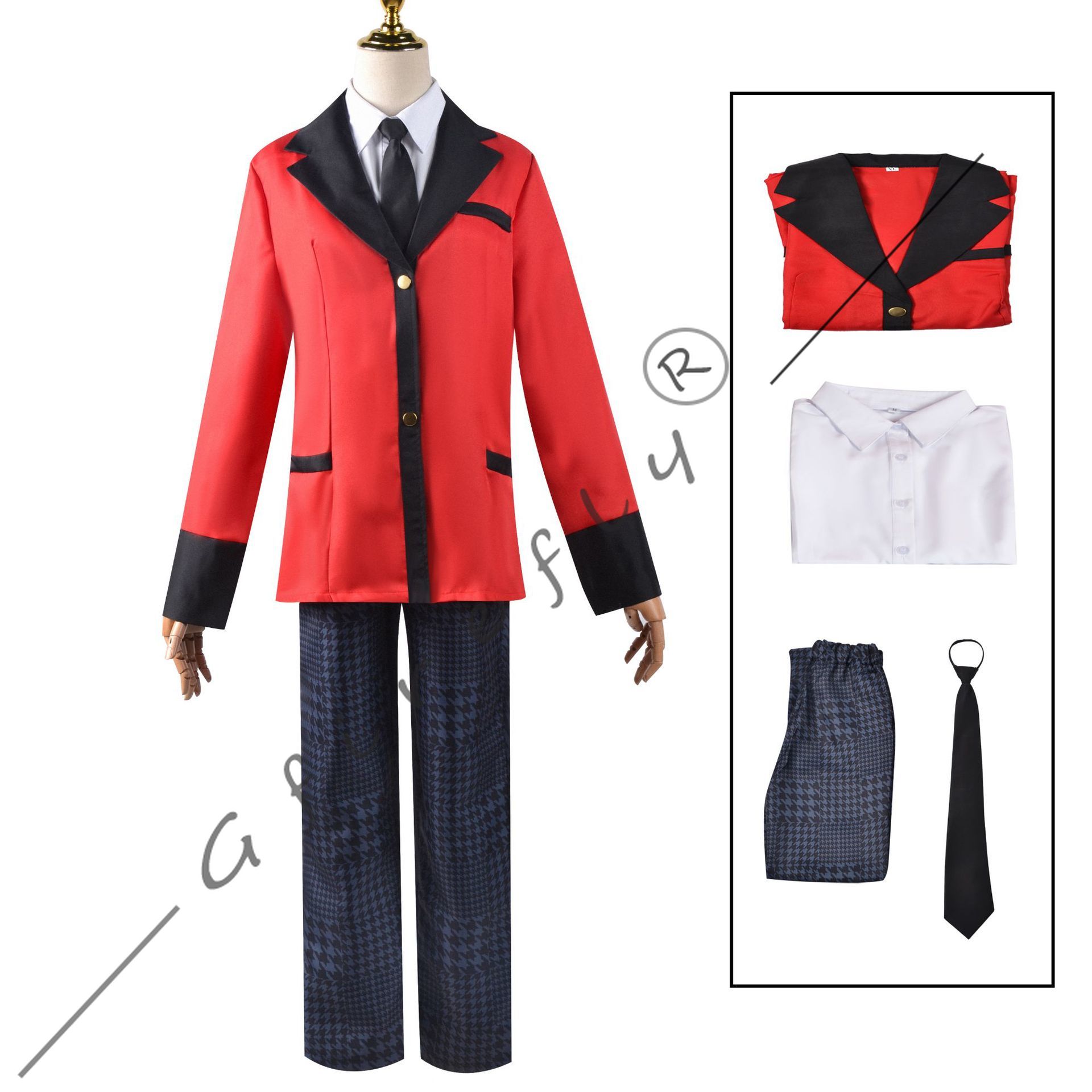 Fantasia de Cosplay Kakegurui  - Anime Cosplay Yumeko avaliação e preço