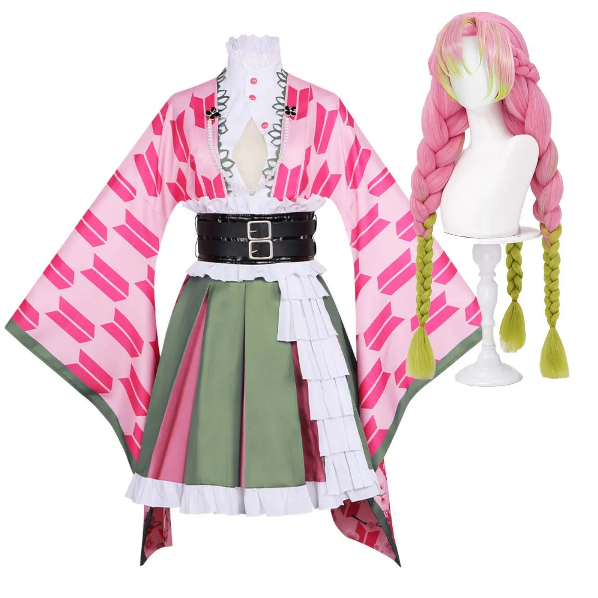 Fantasia de Cosplay Kanroji Mi - Anime Cosplay Events 2026 avaliação e preço