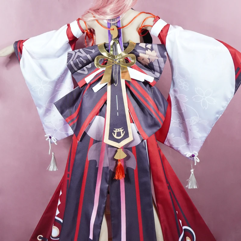 Yae miko cosplay traje uniform - Cosplay Anime Yae Miko avaliação e preço