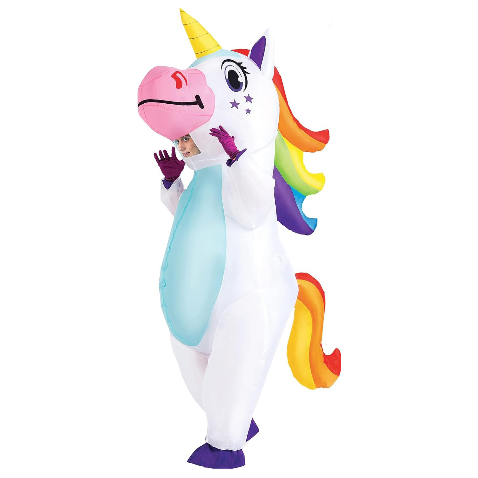 Fantasia Inflável de Unicórnio - Anime Cosplay And Costumes avaliação e preço