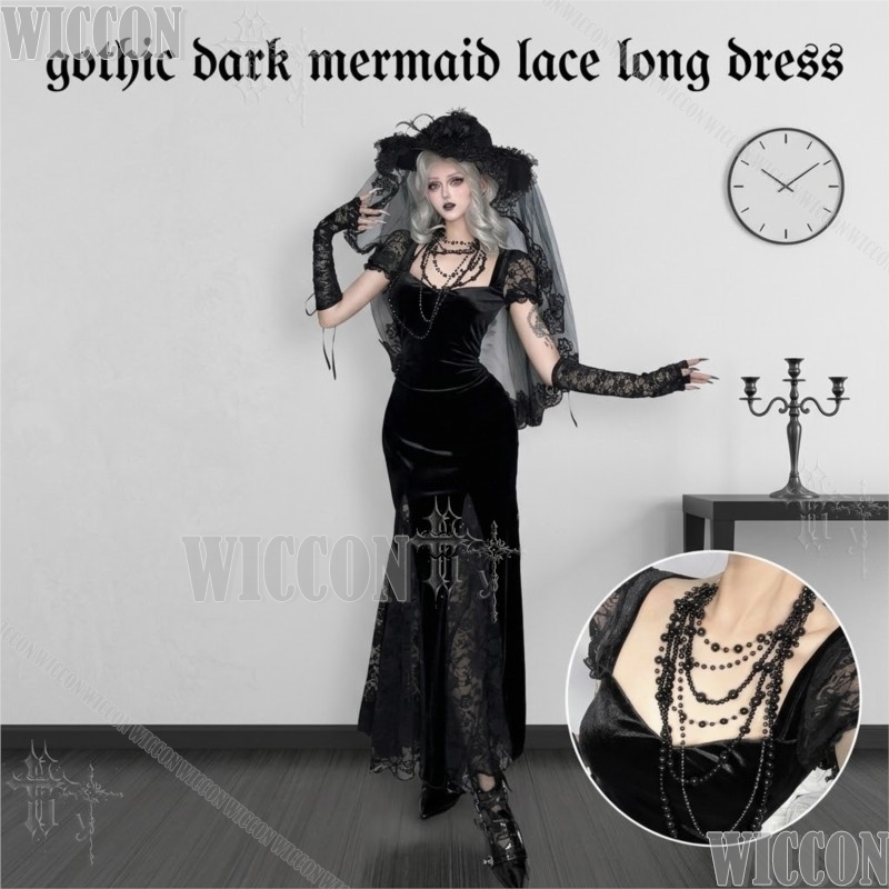 Vestido Longo Gótico Sereia Es - Anime Cosplay Events 2026 avaliação e preço