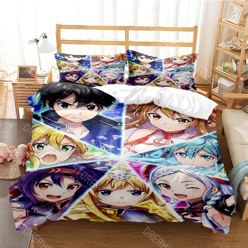 Conjunto de Cama Impresso em 3 - Sword Art Online Cape avaliação e preço
