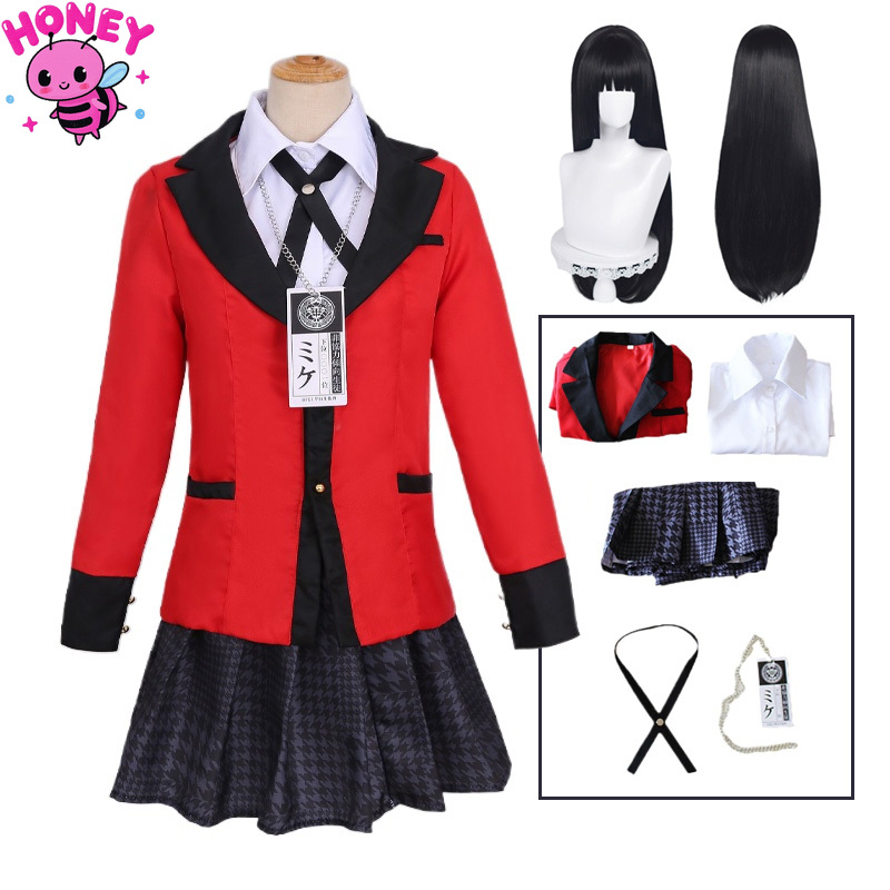 Fantasia de Cosplay Anime Jaba - Anime Cosplay Yumeko avaliação e preço