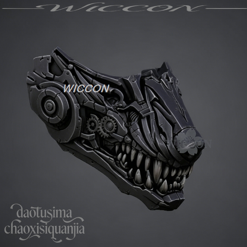 Máscara 3D de Ácido Polilático - Anime Cosplay Mask avaliação e preço