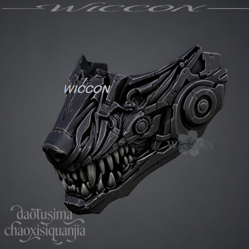 Máscara 3D de Ácido Polilático - Anime Cosplay Mask avaliação e preço