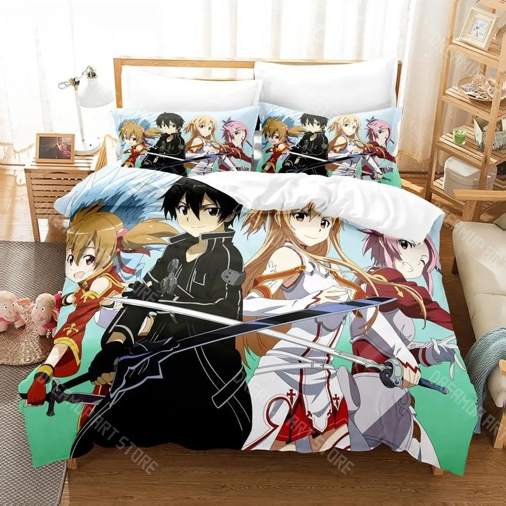 Conjunto de Cama Impresso em 3 - Sword Art Online Cape avaliação e preço
