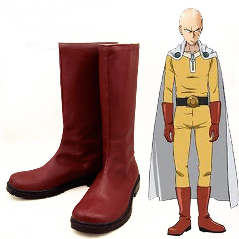 Botas de Cosplay de Saitama de - Anime Cosplay One Punch Man avaliação e preço