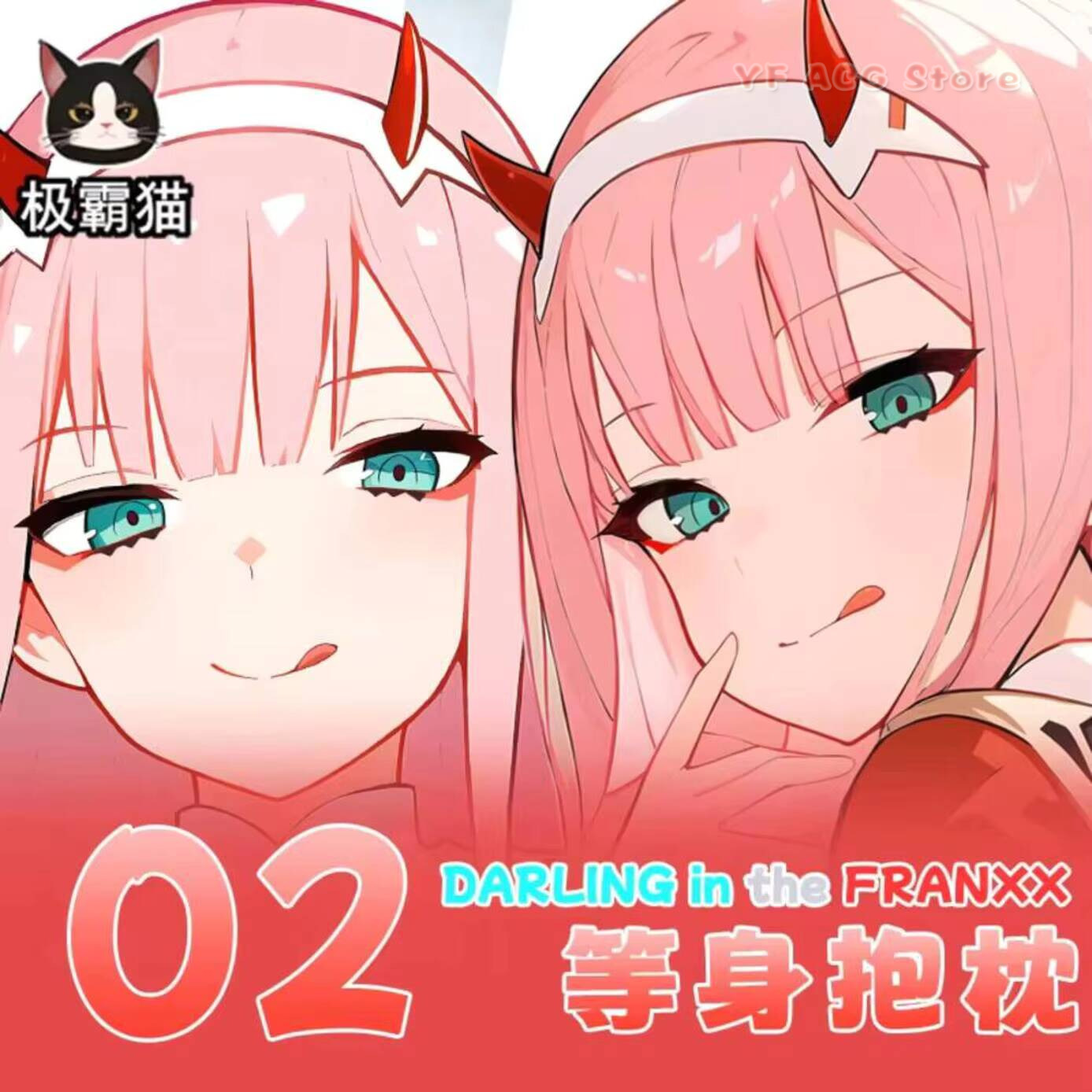 Dakimakura Anime DARG In Acg C - Anime Cosplay Zero Two avaliação e preço