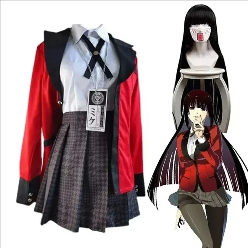 Fantasia de Cosplay Anime Kake - Anime Cosplay Yumeko avaliação e preço