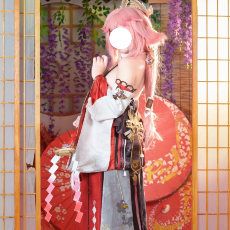 Fantasia de Cosplay Yae Miko G - Cosplay Anime Yae Miko avaliação e preço
