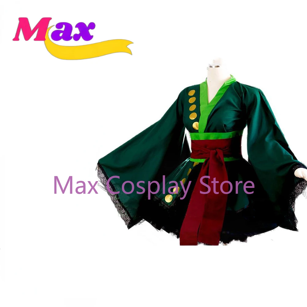 Max anime cosplay traje zoro l - Anime Zoro Cosplay Female avaliação e preço