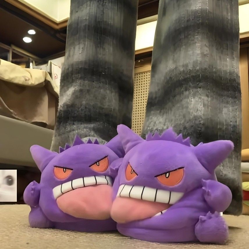 Novas Pantufas de Pelúcia Geng - Anime Cosplay Pokemon avaliação e preço