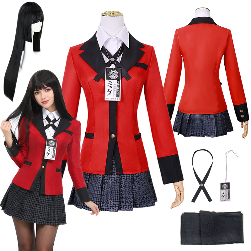 Fantasia de Cosplay Yumeko Jab - Anime Cosplay Yumeko avaliação e preço
