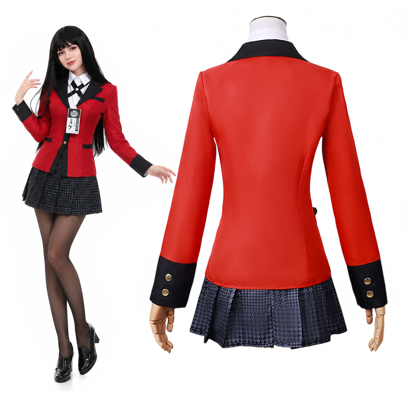 Fantasia de Cosplay Yumeko Jab - Anime Cosplay Yumeko avaliação e preço