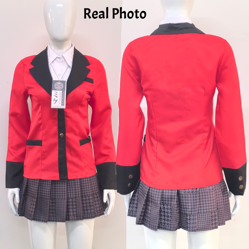 Fantasia de Cosplay Yumeko Jab - Anime Cosplay Yumeko avaliação e preço