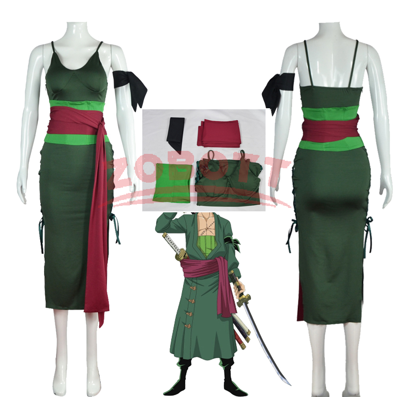 Fantasia de Cosplay Anime Roro - Anime Zoro Cosplay Female avaliação e preço