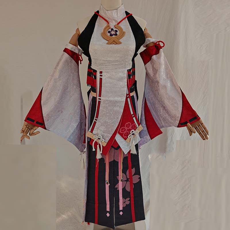 Yae miko conjunto completo guu - Cosplay Anime Yae Miko avaliação e preço