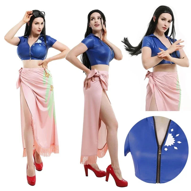 Fantasia de cosplay de anime C - Anime Cosplay Nico Robin avaliação e preço