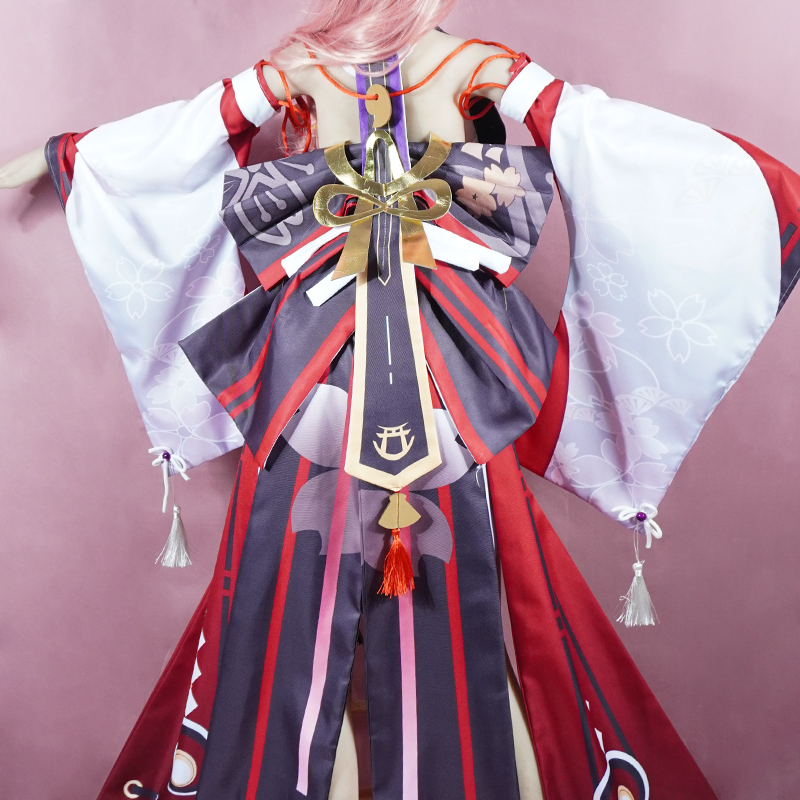 Fantasia de Cosplay Yae Miko,  - Cosplay Anime Yae Miko avaliação e preço