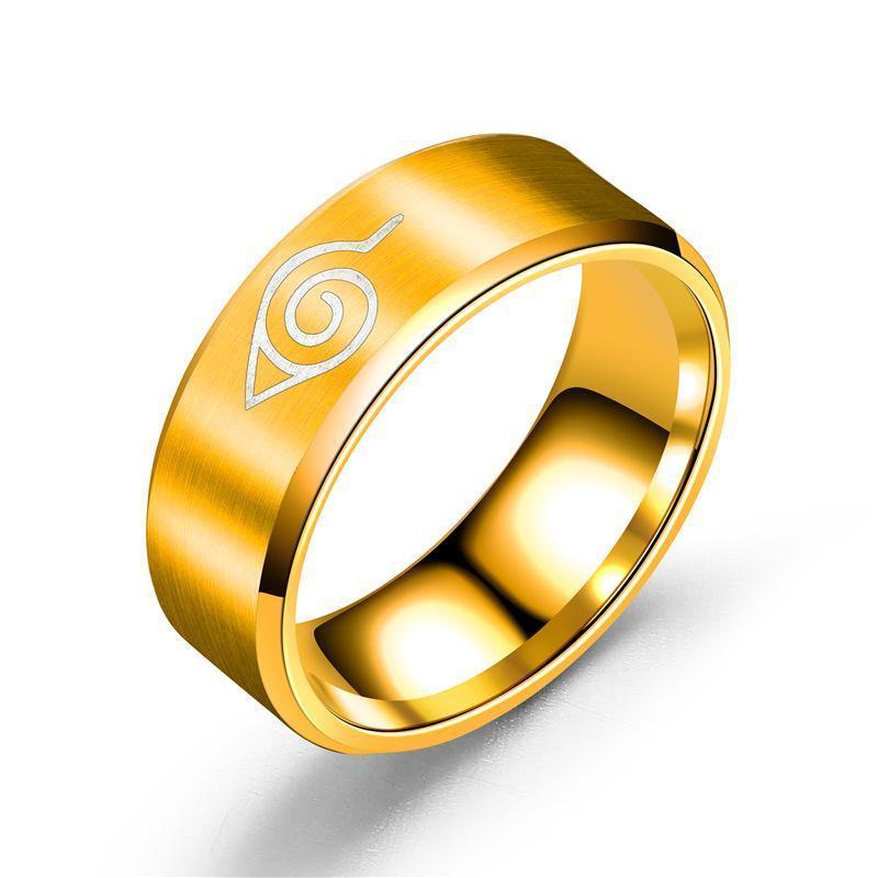 Anel de Aço Inoxidável e Titân - Anime Cosplay Naruto avaliação e preço