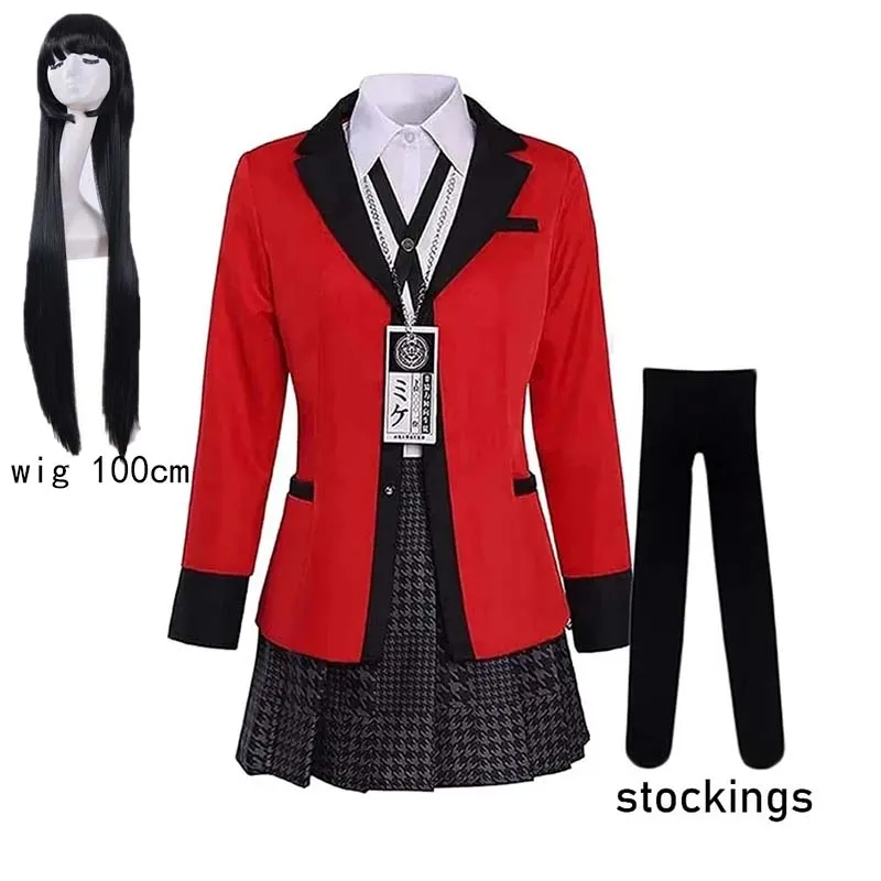 Fantasia de Cosplay Yumeko Jab - Anime Cosplay Yumeko avaliação e preço