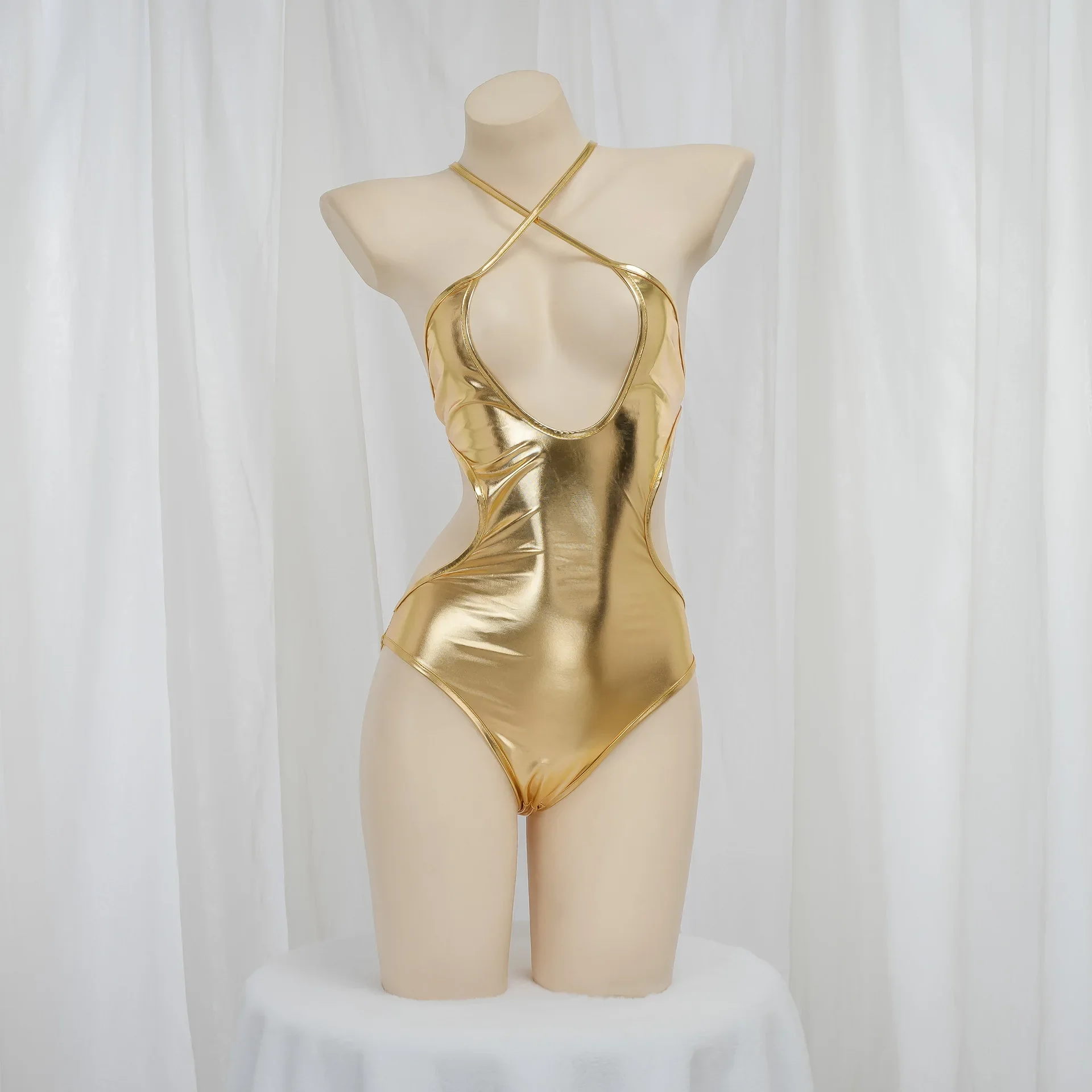 Anime sem costas bodysuit femi - Anime Cosplay Japanese Girl avaliação e preço